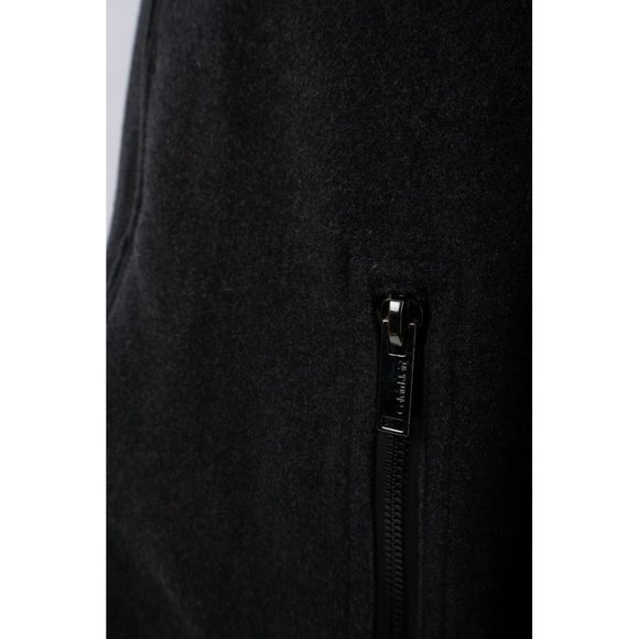 Calvin Klein Mens M Wool Bomber Jacket Coat Gray - Picture 3 of 7